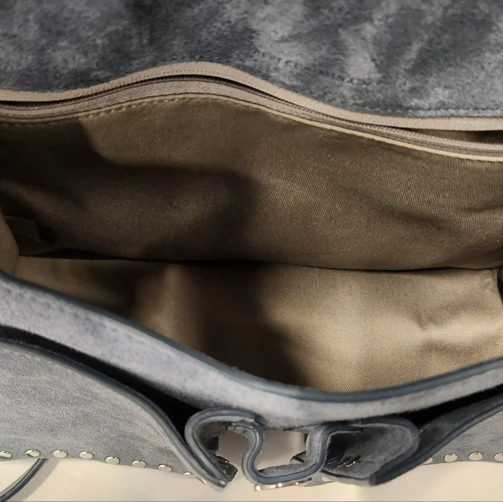 Rebecca‎ Minkoff Nanine Studded Messenger Shoulder Bag
